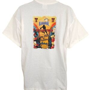 Vintage Alamo Bowl T Shirt Mens Size XL White Y2K 2001 Texas Tech NCAA Football